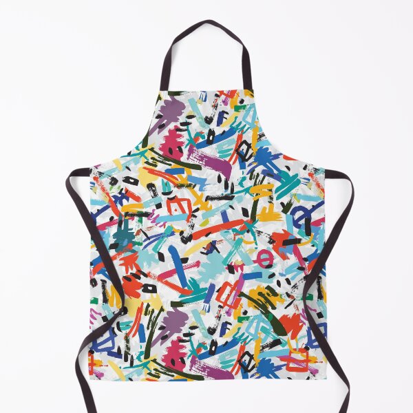 Item preview, Colorful pattern of Brushstrokes designed and sold by Kita Telles.