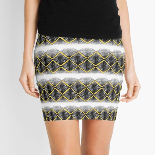 Snapback Mini Skirt