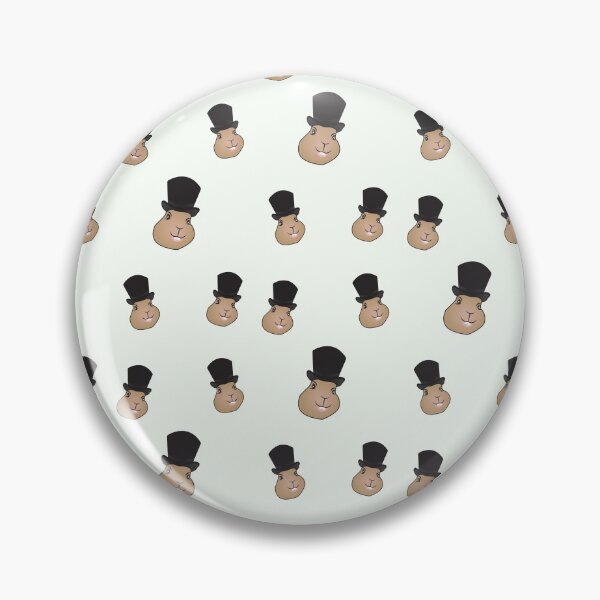 Item preview, groundhog in hat pattern - happy groundhog day designed and sold by UniqueMw.
