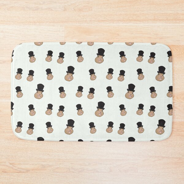 Item preview, groundhog in hat pattern - happy groundhog day designed and sold by UniqueMw.