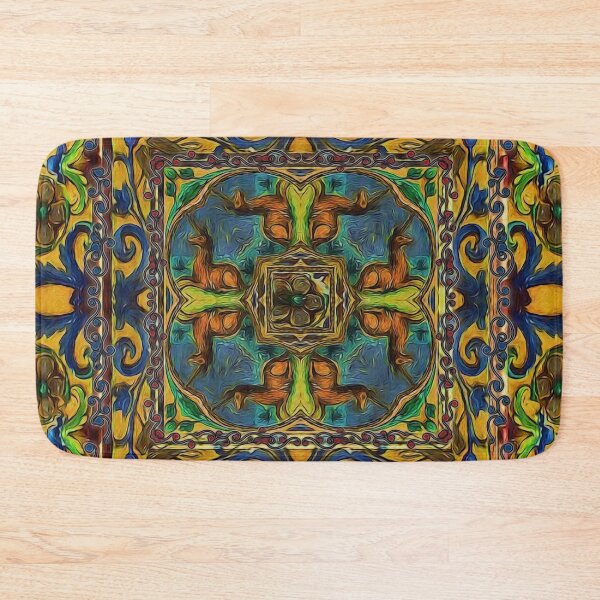 Item preview, Medieval Kaleidoscope With Unicorns designed and sold by bloomingvine.