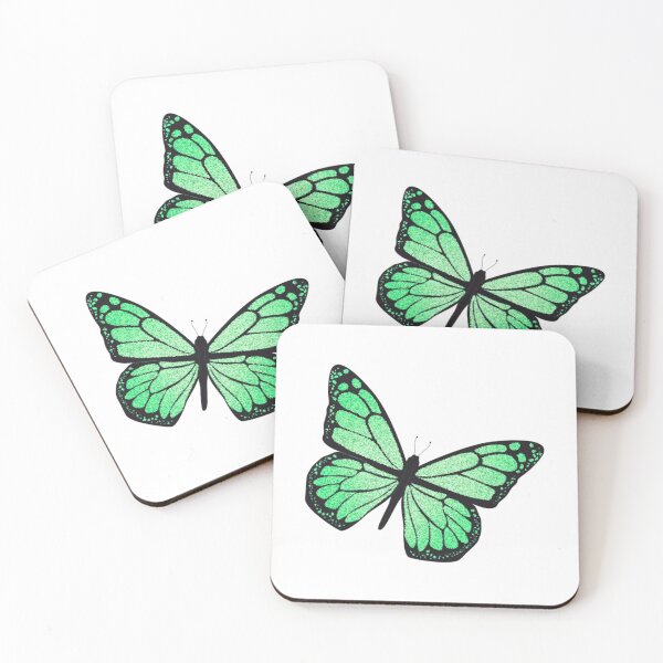 Item preview, Sparkly Green Glitter Butterfly designed and sold by bychloedavies.