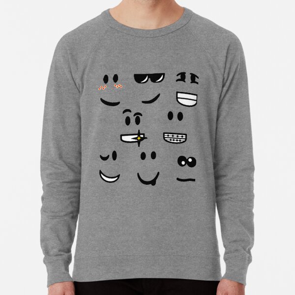 Roblox Face Sweatshirts Hoodies Redbubble - roblox song code for senpai free robux denisdaily