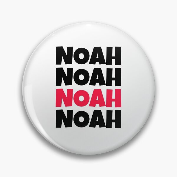 Item preview, NOAH block capitals repeated design designed and sold by itstiggydesigns.