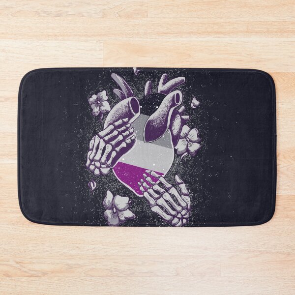 Item preview, Asexual Heart Space Skull designed and sold by Soulcalavera.