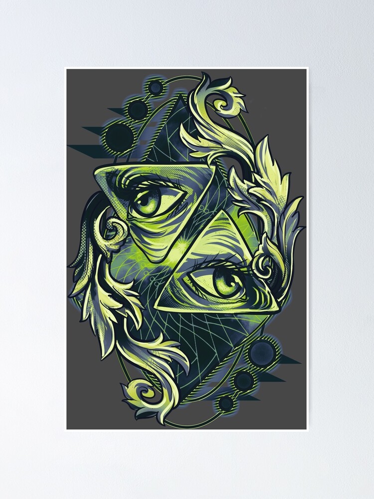 "Two Eyes" Poster for Sale by retkikosmos | Redbubble