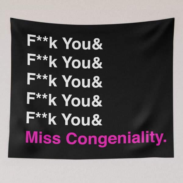 Item preview, F You Miss Congeniality (Clean Version) designed and sold by SpiderMartini.