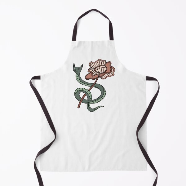 Item preview, Flower Snake in Sage Green & Dusty Rose designed and sold by cosmicmouse.