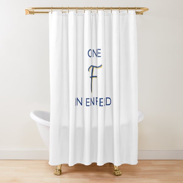 One F in Enfield- Enfield Town football club Shower Curtain