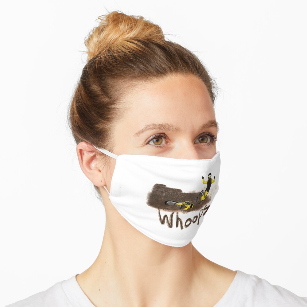 Download Yellow Comedic Motocross Design Mask By Kidesigns Redbubble PSD Mockup Templates