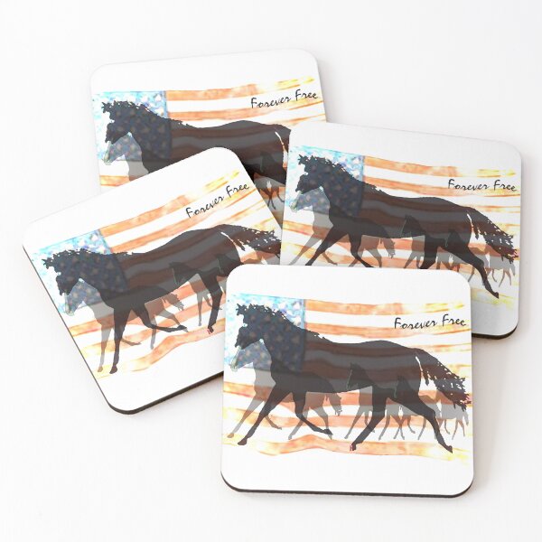 Item preview, Forever Free - Patriotic Horse designed and sold by Ginny Luttrell.