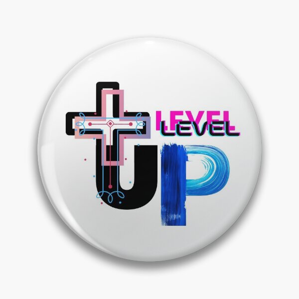 Item preview, LEVEL UP AT THE CROSS designed and sold by SheGotJoy.