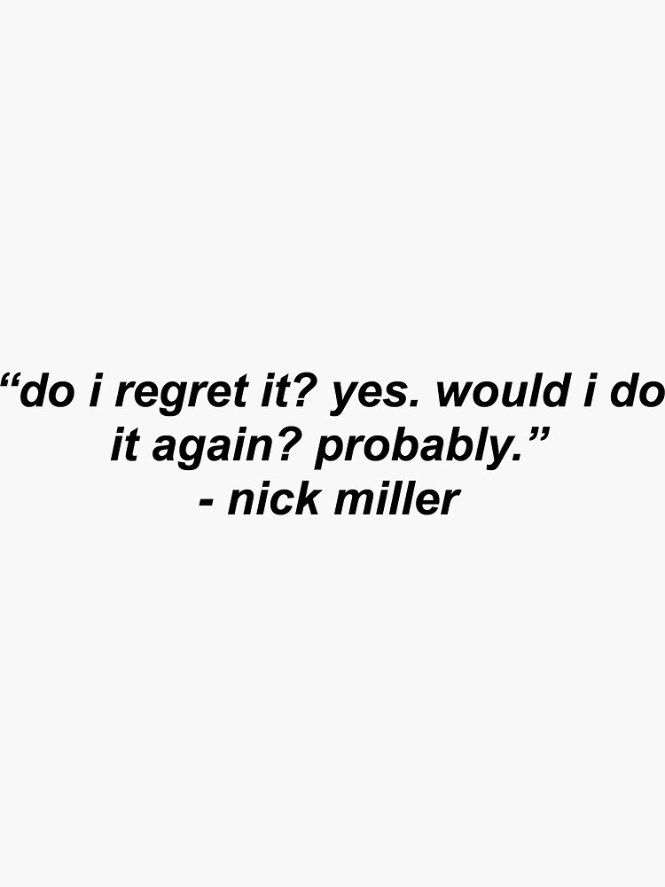 nick-miller-quote-from-new-girl-sticker-for-sale-by-alexisschofield