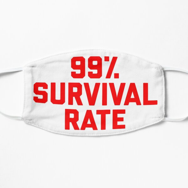99% Survival Rate Flat Mask