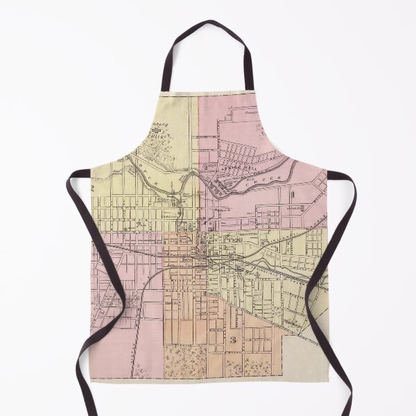 Item preview, Vintage Map of Springfield OH (1892) designed and sold by BravuraMedia.