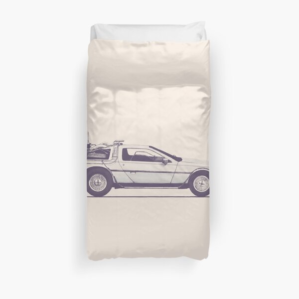 Delorean Duvet Cover