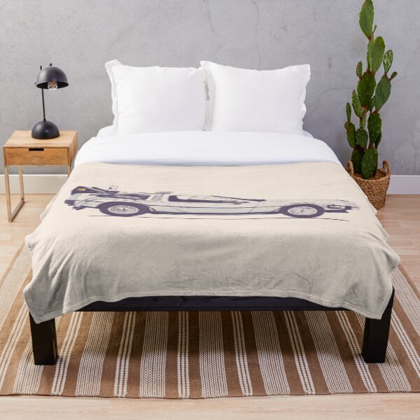 Delorean Throw Blanket