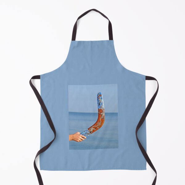 Item preview, Boomerang in womans hand against of blue sea. designed and sold by IaroslavB.