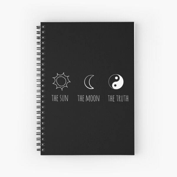 The Sun, The Moon, The Truth Spiral Notebook
