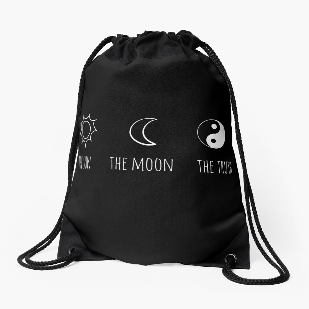 The Sun, The Moon, The Truth Drawstring Bag