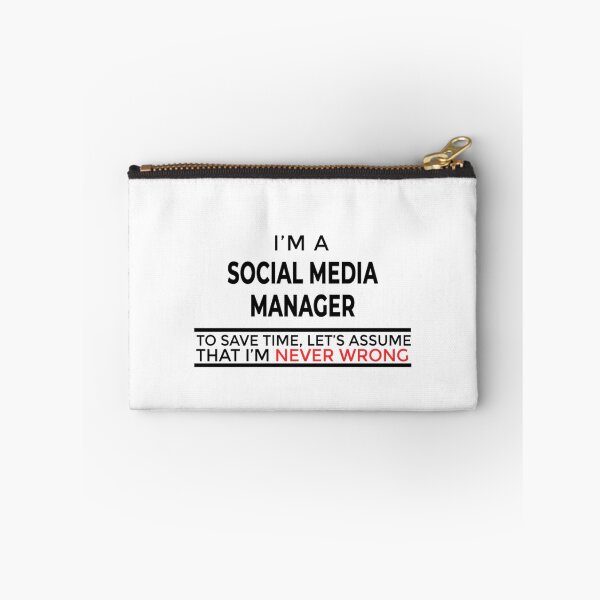 Item preview, Social Media Manager Gift | Present For Men Women designed and sold by CreaComMerch.
