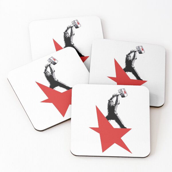 Item preview, Red Star & Worker Art designed and sold by Elenia Design.