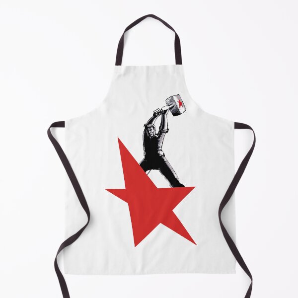 Item preview, Red Star & Worker Art designed and sold by Elenia Design.