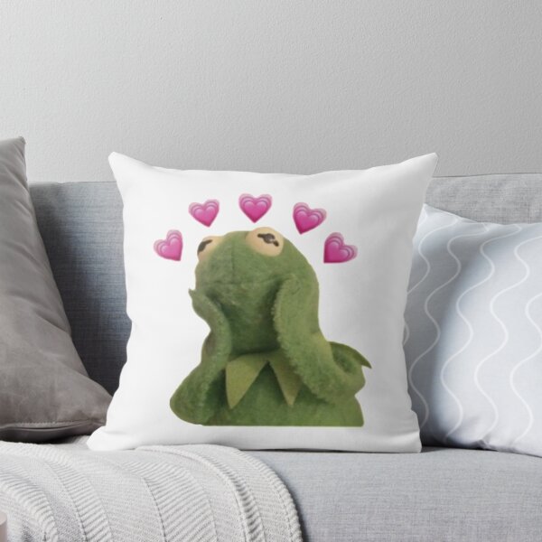 Item preview, Kermit hearts sticker  designed and sold by Aannawhitee.