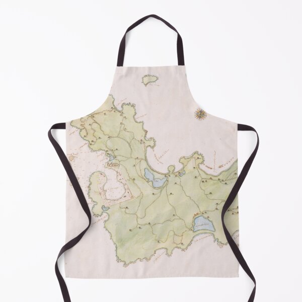 Item preview, Vintage Map of St Barts Island (1785) designed and sold by BravuraMedia.