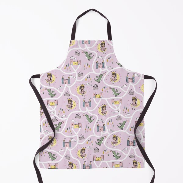 Item preview, Childish seamless pattern with princess and dragon designed and sold by Arch4Design.