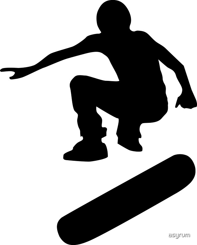 Download "skateboard : silhouettes (SMALL)" Canvas Prints by asyrum ...