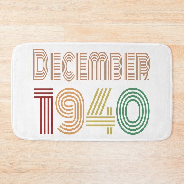 Item preview, Happy 80th Birthday, Happy Eighties Anniversary, born in December 1940 designed and sold by marosharaf.