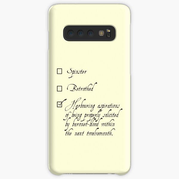 Jane Austen Single / Taken meme Samsung Galaxy Snap Case