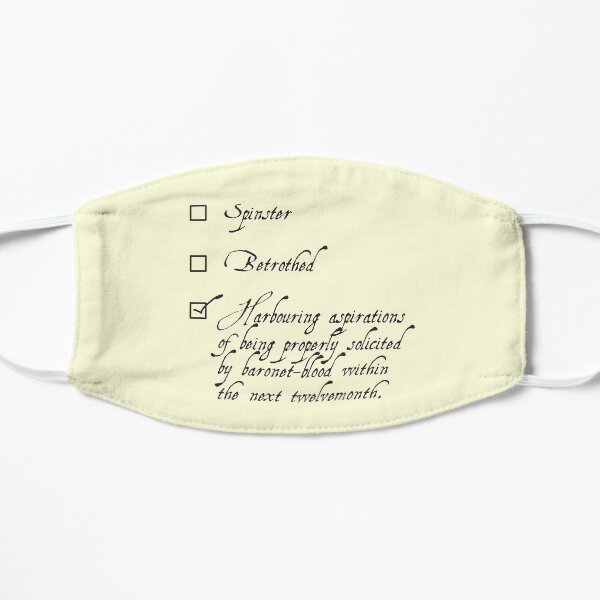 Jane Austen Single / Taken meme Mask