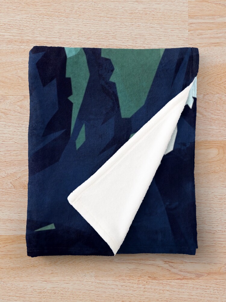 Alternate view of Canadian Mountain Throw Blanket