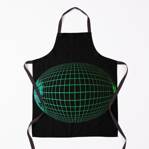 Item preview, Green abstract globe silhouette. designed and sold by IaroslavB.