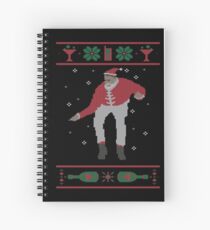Christmas Bling - Santa Spiral Notebook