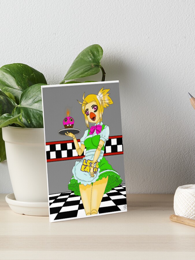 Five Nights At Freddy's Withered Chica Art Board Print for Sale by  HappyTreeX1