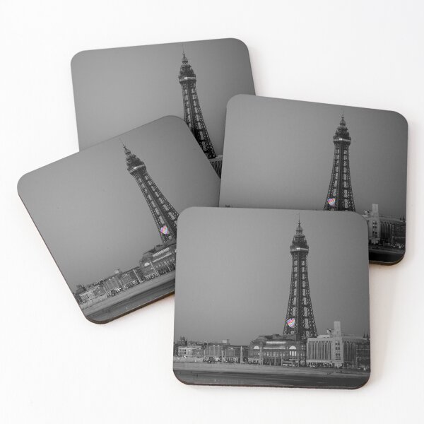 Item preview, Blackpool Love (Monochrome) designed and sold by DoodleBugImages.