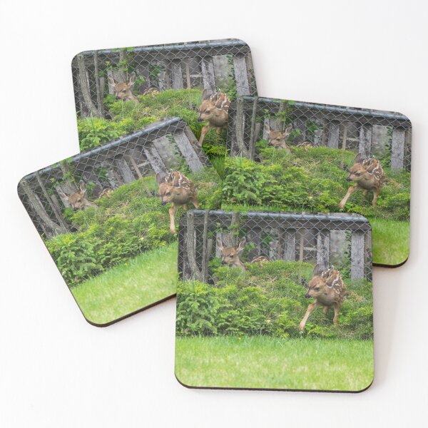 Item preview, Twin deer exploring designed and sold by CanadianWild418.