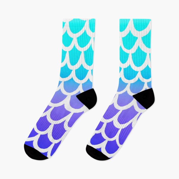 Item preview, Mermaid Scales Aqua Blue Purple Ombré  designed and sold by Lady-Lilac.