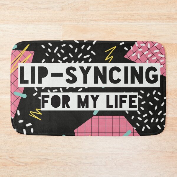 Item preview, Lipsync for your life (black) designed and sold by flockadoodle.