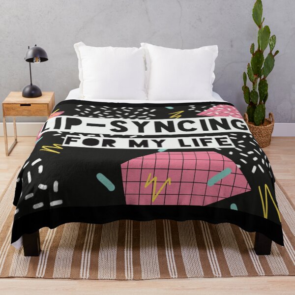 Item preview, Lipsync para tu vida (negro) designed and sold by flockadoodle.
