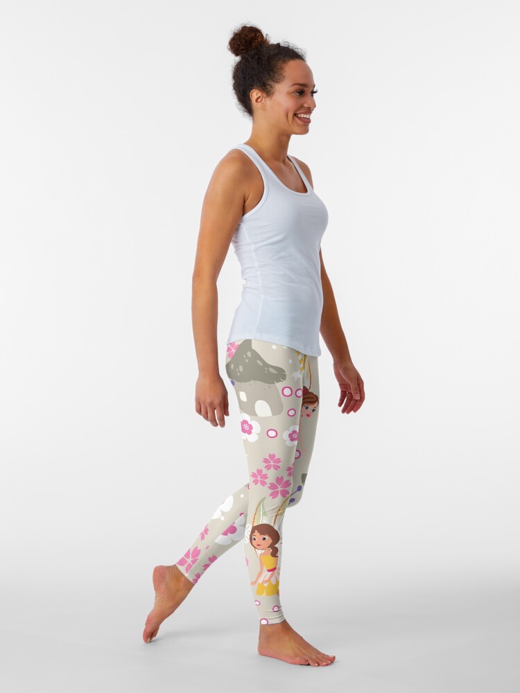 Alternate view of Beige Helper Fairies In Tommy Tinker's Village™ Leggings