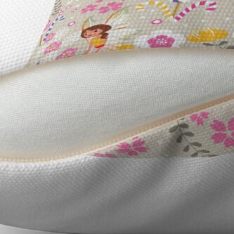 Alternate view of Beige Helper Fairies In Tommy Tinker's Village™ Throw Pillow