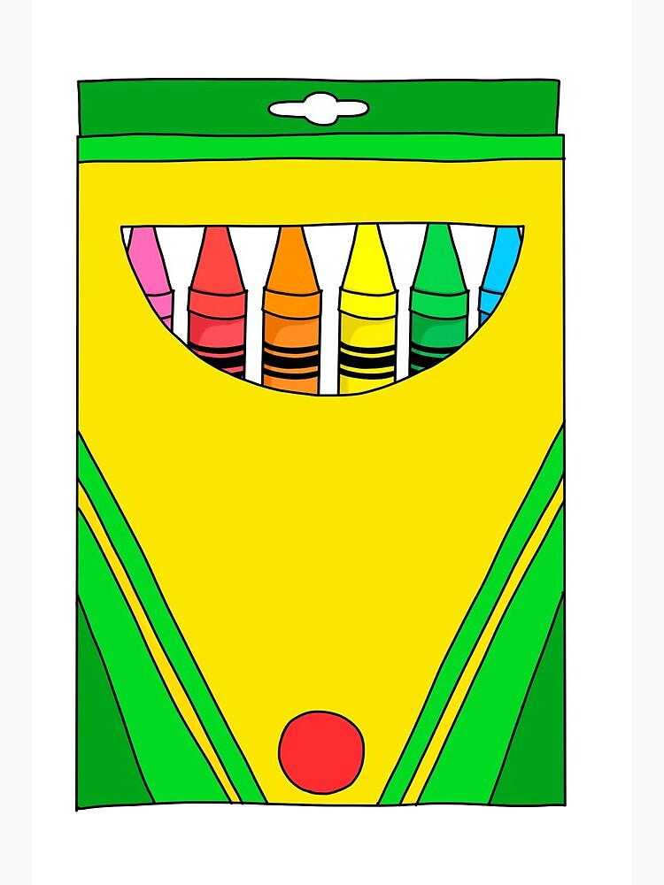 Kawaii Crayon Box | Art Board Print