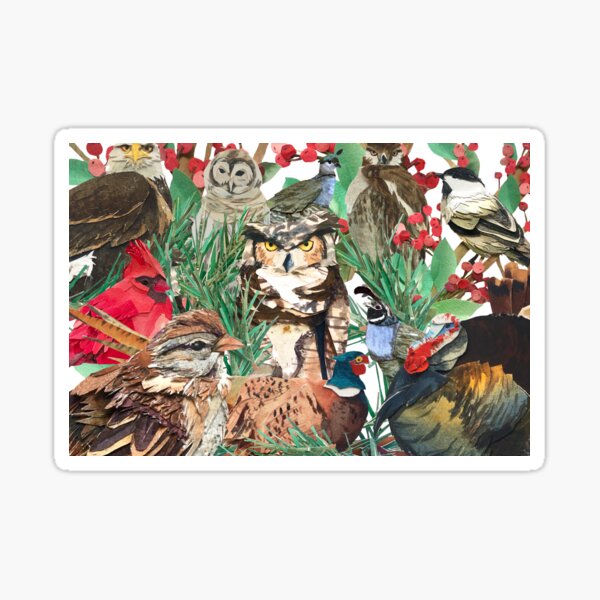 Item preview, WINTER'S BIRDS designed and sold by SarahSnippets.