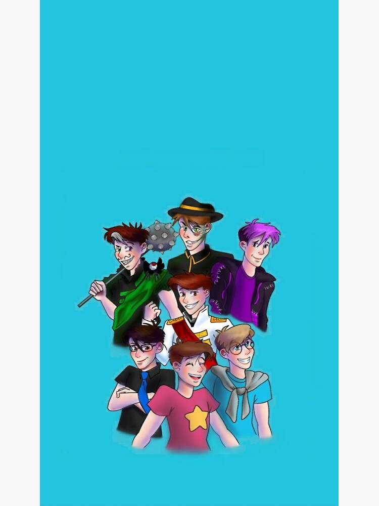 Sanders Sides Characters " Poster by CraftyCookie Redbubble