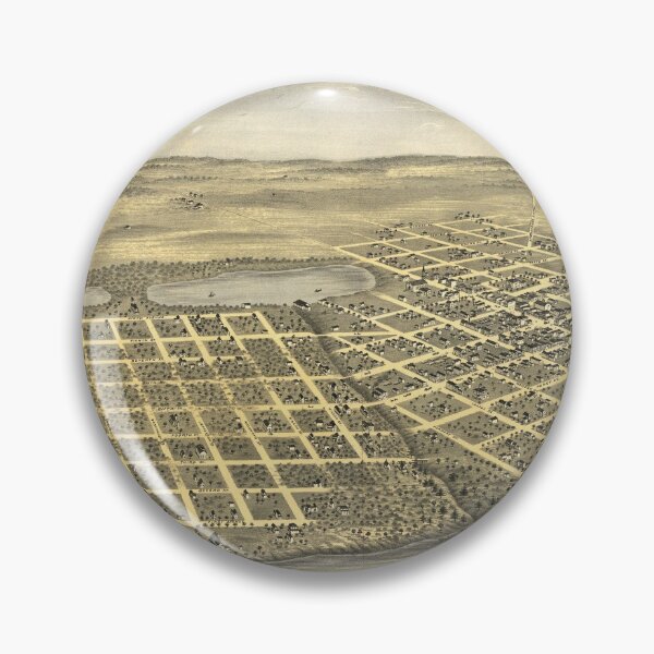 Item preview, Vintage Map of St Cloud MN (1869) designed and sold by BravuraMedia.