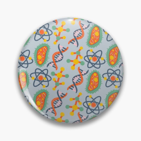 Item preview, Science Teacher Pattern with Light Blue Background designed and sold by WildeandCo.